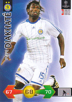 Pape Diakhate Dynamo Kyiv 2009/10 Panini Super Strikes CL #79